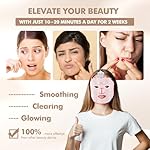 Red Light Therapy Mask for Face, Led Face Mask Light Therapy, 7 Colors LED Face Mask Light Therapy At Home, Pink - Image 5