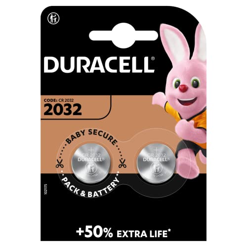 Duracell 2032 Lote de 2 piezas, DL2032-botón