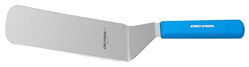 Dexter-Russell S286-8H-PCP Sani - Torta de torta segura de 8 x 3 pulgadas, color azul