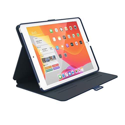 Speck Products Balancefolio Ipad 10.2 Inch Case And Stand (2019/2020), Coastal Blue/Charcoal Grey #TOP3