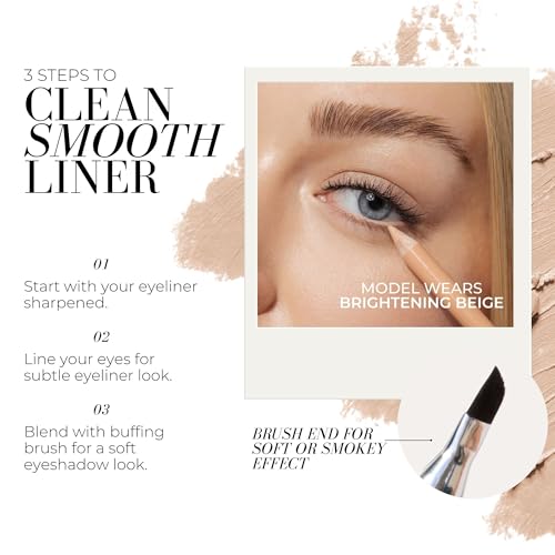 Set de 3 delineadores veganos Fitglow Beauty con brocha miniatura 4