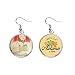 la peinture chinoise marionnette poupée Boucle d'oreille pendentif feuille d'automne feuille bijoux
