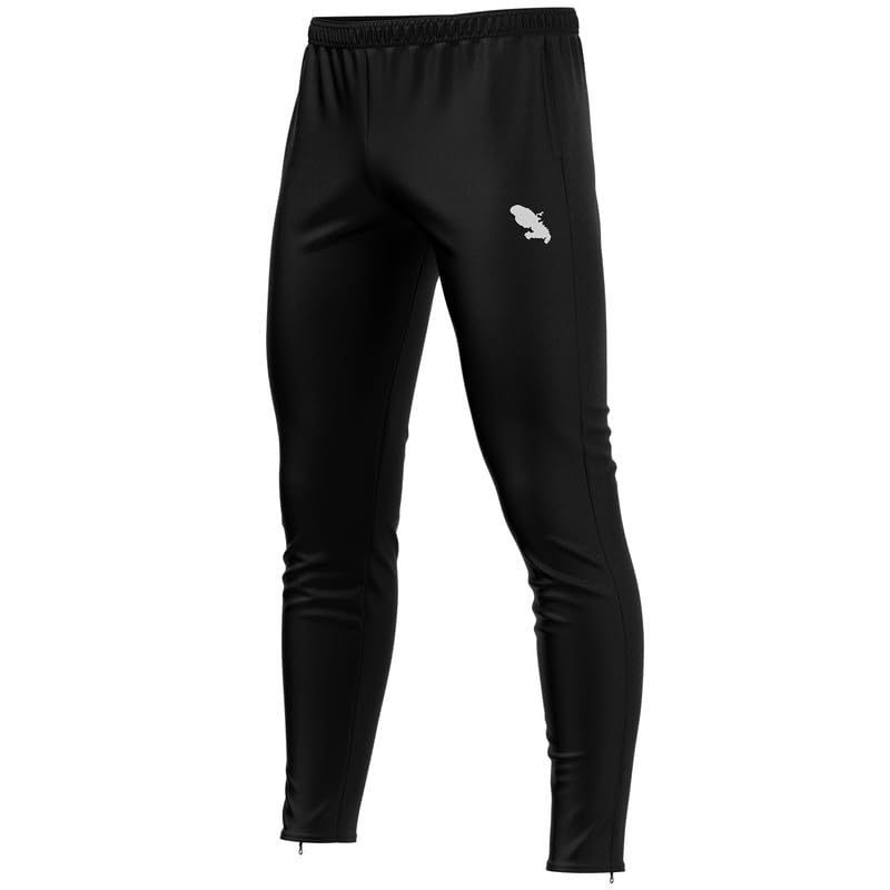 Fútbol pantalones martinicos negro MT-972 evita el sudor y la incomodidad al entrenar