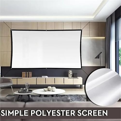 Pantalla para cine en casa portátil antirreflejo 120 pulg miniatura 2