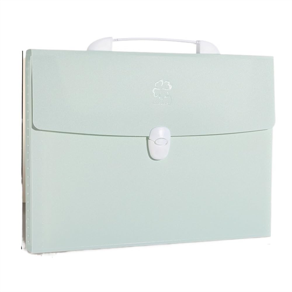 Cartelle Cartella portadocumenti espandibile in formato A4 con 13 tasche Portadocumenti cartacei Portaoggetti for organi Organizzatore scolastico for ufficio per l'archiviazione e l'organizzazione quo