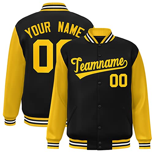 KXK Custom Men/Women/Youth Varsity Jackets College Baseball Letterman Bomber Coat Personalized Stitched Letters & Number