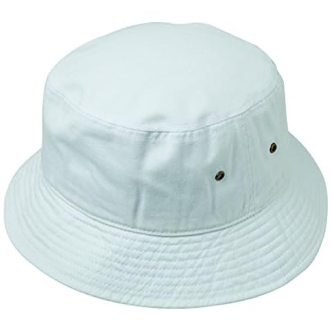 E-FLAG Youth Cotton Bucket Hat (White) Cover