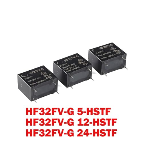 Relais micro HF32FV-G 5-HSTF 12-HSTF 24-HSTF composant électronique 4 broches 10A - 2