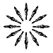 KESHES Archery Arrow Field Points Tips - 100 Grain Screw-in Practice Target & Hunting Arrow Heads for Recurve Bow, Hunting Bow, & Traditional Bow Bolts - Easy Install Archery Accessories (12 Pack)