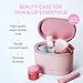 LANEIGE Vanity Case: Pink Cosmetic Bag for Travel-Friendly Makeup Storage