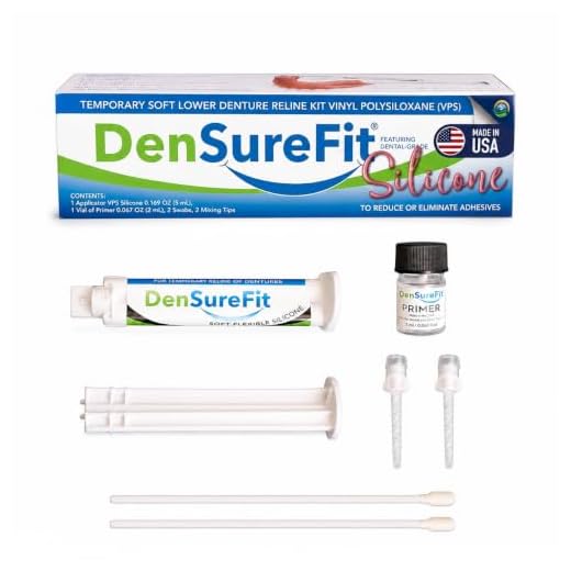 DenSureFit Lower Denture Reline Kit, Unflavored
