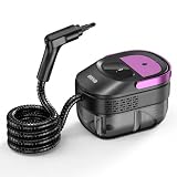 ODSD Dampfreiniger für Haushalt und Auto, 3-stufig einstellbarer Dampfreiniger, 15 Sekunden Aufheizzeit und 1,6 l großer Tank, Handdampfreiniger für Autos, Haushalt, Küche, Fenstern,Boden