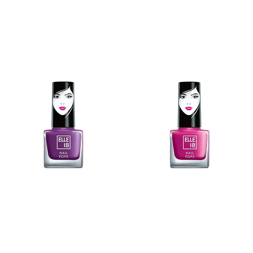Elle 18 Nail Pops Matte Finish 195 5Ml & Nail Pops 196 5Ml Combo-image-25