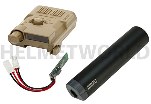 Xcortech AIRSOFT X3300W TRACER UNIT TORCH BB'S CHRONOGRAPH MOSFET ALL IN 1 TAN
