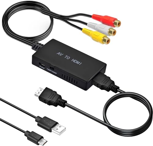 Amazon | Amtake RCA to HDMI 変換コンバーター3色端子変換 古いゲーム