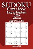 300 Easy to Medium Sudoku Puzzle Book 2019