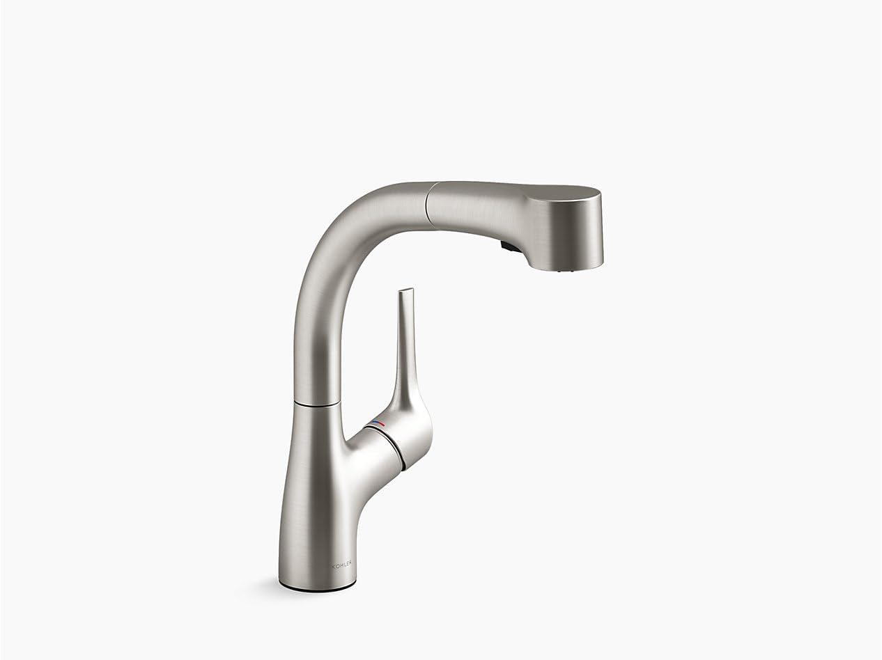 Kohler Elate Pull-Out Kitchen Sink Faucet with Two-Function sprayhead