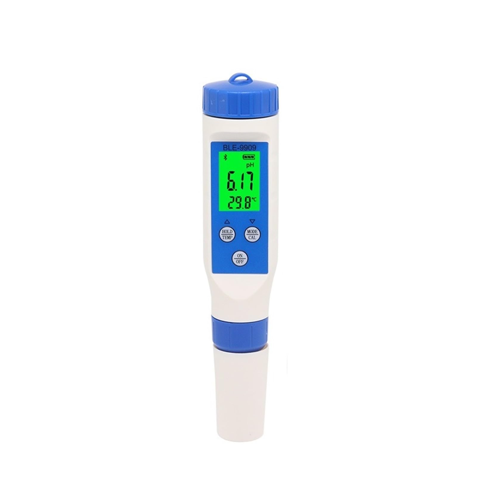 Medidor Agua 3/4/5/7 En 1 Medidor De PH Bluetooth TDS/EC/ORP/salinidad/SG/Herramienta Temperatura Monitor Calidad del Agua Digital Probador For Acuario Multiusos Preciso Fácil(BLE-9909)