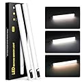 Under Cabinet Lighting,15.2" 2Pack Sensor Light Indoor with Battery Level Display Function,Closet Light can be Disassembled for Handheld use,wireless under cabinet lights fo Wardrobe,Bedroom, Kitchen