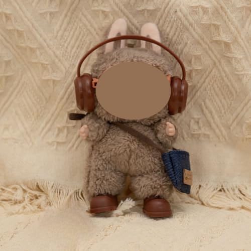 Mini Pearl Necklace and Crossbody Bag for Labubu Plush, Doll Pendant Jewelry Accessory for Plush Toys, Doll Outfit Decoration2