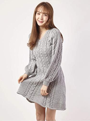 Amazon Co Jp セシルマクビー Cecil Mcbee フレアニットワンピース グレー M 服 ファッション小物 Amazon Co Jp セシルマクビー Cecil Mcbee フレアニットワンピース グレー M 服 ファッション小物
