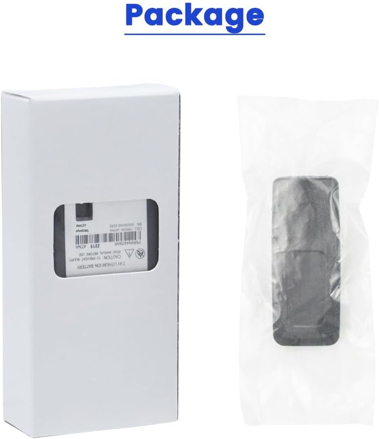 7.4V 2600mAh High Capacity PMNN4409AR IMPRES Battery for XPR3300 XPR3500 XPR7350 XPR7380 XPR7550 XPR7580 GP328D DP4400 XiR P8608 APX 2000 Replacement Walkie Talkie Li-ion Battery，10 Pack