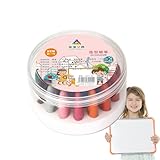 Crayones De Cacahuete Lavables Para Niños - Pasteles Al Óleo De Fácil Agarre Y Crayones De Dibujo Para Manos Pequeñas | Colores Brillantes Hechos De Sintética Natural | Regalo De Arte Perfecto Pa