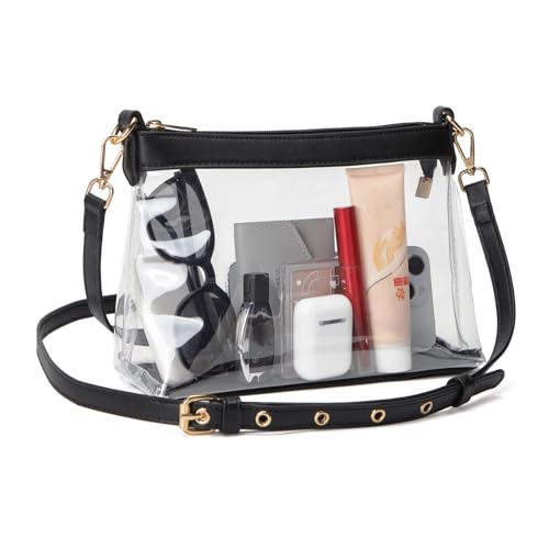 Image of Wuflyover Clear Bag for Stadium Events, Clear Purse for Women