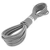 Hergestellt aus Monodraht Gummikern, umflochten mit (PE) Polyethylen- Mantel. Einsatzbereiche des Seils: LKW- und Anhänger Planen, Schwimmbadabdeckungen, Zelte und Partyzelte, Gepäckträger, Werbeplanen