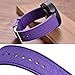 JWNSPA 20MM 22MM Fluoroelastomer/FKM Rubber Watch Bands for Men Women - Quick Release Replacement Waterproof Sport Straps (Violet, 20mm)
