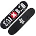 Adulti Skateboard 31 pollici doppie Skateboards scossa for principianti con 7 strati di acero e della piattaforma 72x42mm PU Ruote for Boys & Girls massima 150kg portante Scooter Universal Highway Str