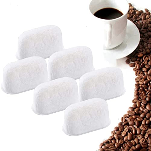 Bimhayuu Aktivkohlefilter Kohlefilter Holzkohle Wasserfilter Wasser Filterpatrone ersetzt Modelle für cusinart BEEM AEG Klarstein Kaffeemaschinen Ersatz Wasserfilter (6 STK)