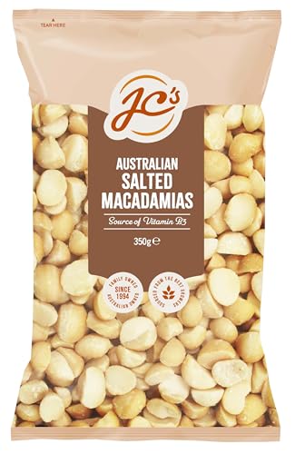J.C.'s Quality Foods Australian Macadamias Salted 350G
