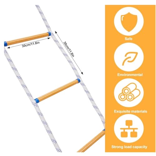 Échelle de corde de 20 m évacuation rapide compacte et réutilisable - 5