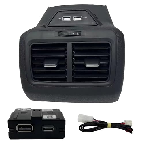 Enveloppe sortie air auto pour Golf 7 cadre ventilation arrière accoudoir central 5GG864298B