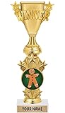 Crown Awards Personalized Winner Holiday Trophies - 10.5