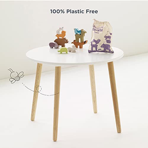 Le Toy Van - Wooden Petilou Forest Stacker Puzzle & Bag Educational Balancing Activities Toy | Great Gift for Kids and… - Image 6