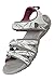 Mountain Warehouse Sandalias para Mujer Santorini - Correas Ajustables, Plantilla Acolchada, Suela de Goma - para Caminar, Playa, Viajar, Vacaciones Gris Claro Talla Zapatos Mujer 39 EU