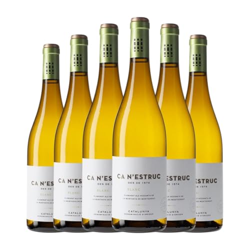 Ca N'Estruc Blanc Catalunya 75 cl Vino blanco (Caja de 6 Botellas de 75 cl)