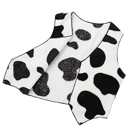 Unisex Kids Boy's Girl's Cow Print Vest with/Without Hat and Bandana Headbands for Christmas Carnival Festival3