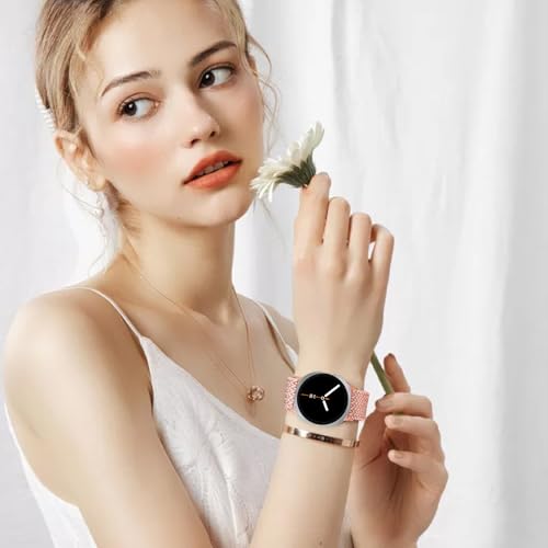 Image of BXUXOHS Magnetic Nylon Bands for Samsung Galaxy Watch 8 Band /Galaxy Watch 8 Classic,Braided Elastic Fabric No Gap Sport Strap for Galaxy Watch 8 /8 Classic 40mm 44mm 46mm men /women
