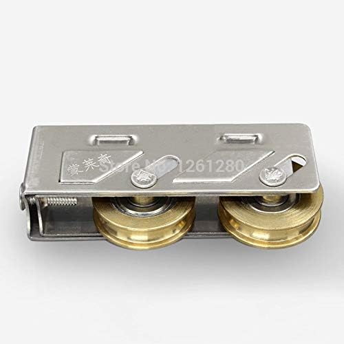 Window Roller 80Type Window Roller Sliding Door Plastic Steel Window Pulley Aluminum Alloy Windows Brass Wheel Mute Brass Roller Hardware