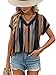 WIHOLL Blouses for Women Dressy Casual Short Sleeve Shirts Business Casual Tops V Neck Womens Spring Fashion 2026 Work Clothes Teacher Outfits Clothing Boho Tops Floral Print XL