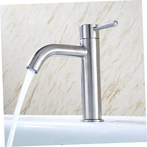 Grifo de agua de cocina LIFKOME monomando compacto para renovar el lavabo 6