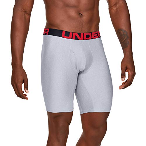 Under Armour Men's Tech 9" Boxerjock Boxer Briefs - 1 Pack, Mod Gray
