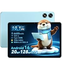 Amazon.co.jp: タブレット 10インチ Android16 Wi-Fi モデル 20GB+