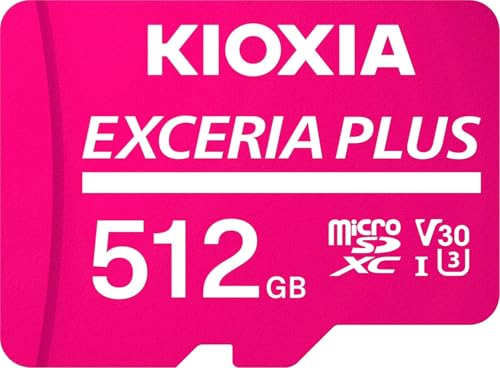 microSD 512GB EXCERIA PLUS UHS-I U3 V30 Class10 microSDXC őǏo100MB/s ő发85MB/s 4KΉ T|[gKi [J[ۏ5N KLMPAE512G