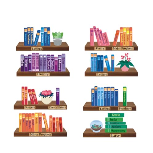 IARTTOP Book of Bible Wall Decor Sunday School Decorations for