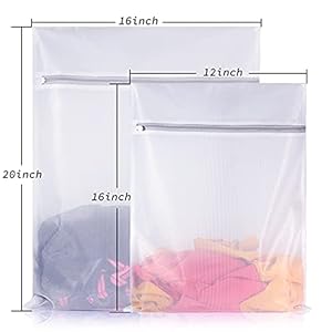   Laundry-Mesh-Bag-Heavy-Duty-Fine-Mesh-Wash-Bag-for-Washing-Machine-Supper-Zipper-Net-Laundry-Bag-for-TravelLingerieSweaterGarmentUndergarment-1M2L
