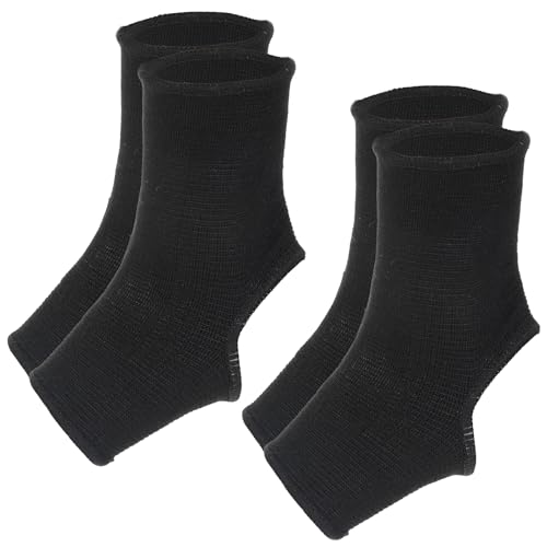 Psiriol 2 Pair Muay Thai Ankle Support Compression Ankle Sleeve Boxing Foot Braces Breathable Foot Wraps Support for Men Women Kickboxing Martial Arts Gym Running Sports